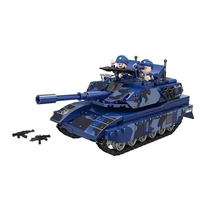 FORANGE FC4008 4008 non Lego VŨ KHÍ OVERLORD XE TĂNG CHIẾN ĐẤU CHỦ LỰC LEOPARD 2A7 bộ đồ chơi xếp lắp ráp ghép mô hình Military Army LEOPARD 2A7 MAIN BATTLE TANK Quân Sự Bộ Đội 352 khối