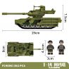 FORANGE FC4006 4006 non  VŨ KHÍ CỦA OVERLORD XE TĂNG CHIẾN ĐẤU CHỦ LỰC T-14 ARMATA bộ đồ chơi xếp lắp ráp ghép mô hình Military Army T-14 AMATA Quân Sự Bộ Đội 392 khối