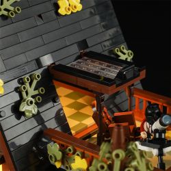 FUNWHOLE F9013 9013 non  CABIN KHUNG CHỮ bộ đồ chơi xếp lắp ráp ghép mô hình Creator A FRAME CABING Sáng Tạo 2061 khối