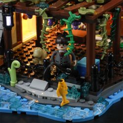 FUNWHOLE F9013 9013 non  CABIN KHUNG CHỮ bộ đồ chơi xếp lắp ráp ghép mô hình Creator A FRAME CABING Sáng Tạo 2061 khối