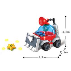 GUDI 60014 non  PLANTS VS. ZOMBIES 4 LOẠI PHƯƠNG TIỆN bộ đồ chơi xếp lắp ráp ghép mô hình Movie & Game Phim Và Trò Chơi 607 khối