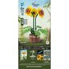 ZUANMA 101-9 non  HOA HƯỚNG DƯƠNG bộ đồ chơi xếp lắp ráp ghép mô hình Creator SUNFLOWER Sáng Tạo 886 khối