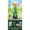 ZUANMA 101-11 non  HOA THỦY TIÊN bộ đồ chơi xếp lắp ráp ghép mô hình Creator DAFFODILS Sáng Tạo 838 khối
