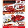 MINGDI LEIBAO 10131 non  MÁY PHÓNG XE FERRARI bộ đồ chơi xếp lắp ráp ghép mô hình Racers Đua Tốc Độ 407 khối