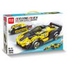 MINGDI LEIBAO 10132 non  XE PHÓNG MÀU VÀNG bộ đồ chơi xếp lắp ráp ghép mô hình Racers Đua Tốc Độ 412 khối