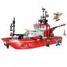 YONGLEXING 88038 non  TÀU PHÁ BĂNG RỒNG TUYẾT 2 bộ đồ chơi xếp lắp ráp ghép mô hình City ICEBREAKER XUE LONG Thành Phố 828 khối