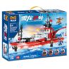 YONGLEXING 88038 non  TÀU PHÁ BĂNG RỒNG TUYẾT 2 bộ đồ chơi xếp lắp ráp ghép mô hình City ICEBREAKER XUE LONG Thành Phố 828 khối