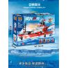 YONGLEXING 88038 non  TÀU PHÁ BĂNG RỒNG TUYẾT 2 bộ đồ chơi xếp lắp ráp ghép mô hình City ICEBREAKER XUE LONG Thành Phố 828 khối