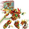 LE YI 68235 non  ÁO GIÁP LỬA ĐỎ NGỌN RỒNG bộ đồ chơi xếp lắp ráp ghép mô hình NINJA 1868 khối