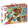 LE YI 68235 non  ÁO GIÁP LỬA ĐỎ NGỌN RỒNG bộ đồ chơi xếp lắp ráp ghép mô hình NINJA 1868 khối