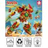 LE YI 68235 non  ÁO GIÁP LỬA ĐỎ NGỌN RỒNG bộ đồ chơi xếp lắp ráp ghép mô hình NINJA 1868 khối
