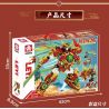 LE YI 68235 non  ÁO GIÁP LỬA ĐỎ NGỌN RỒNG bộ đồ chơi xếp lắp ráp ghép mô hình NINJA 1868 khối