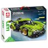 LE YI 86003 non  XE MUI TRẦN LAMBORGHINI V12 VISION GT tỷ lệ 1:16 bộ đồ chơi xếp lắp ráp ghép mô hình Creator Sáng Tạo 668 khối