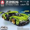 LE YI 86003 non  XE MUI TRẦN LAMBORGHINI V12 VISION GT tỷ lệ 1:16 bộ đồ chơi xếp lắp ráp ghép mô hình Creator Sáng Tạo 668 khối