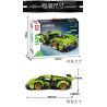 LE YI 86003 non  XE MUI TRẦN LAMBORGHINI V12 VISION GT tỷ lệ 1:16 bộ đồ chơi xếp lắp ráp ghép mô hình Creator Sáng Tạo 668 khối