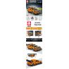 LE YI 86002 non  XE KÉO PORSCHE 964 tỷ lệ 1:16 bộ đồ chơi xếp lắp ráp ghép mô hình Creator Sáng Tạo 702 khối