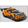 LE YI 86002 non  XE KÉO PORSCHE 964 tỷ lệ 1:16 bộ đồ chơi xếp lắp ráp ghép mô hình Creator Sáng Tạo 702 khối