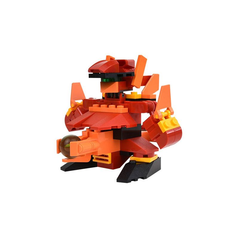 GUDI 9906 non  PINBALL MEN CÁO LỬA ĐỎ bộ đồ chơi xếp lắp ráp ghép mô hình 64 khối