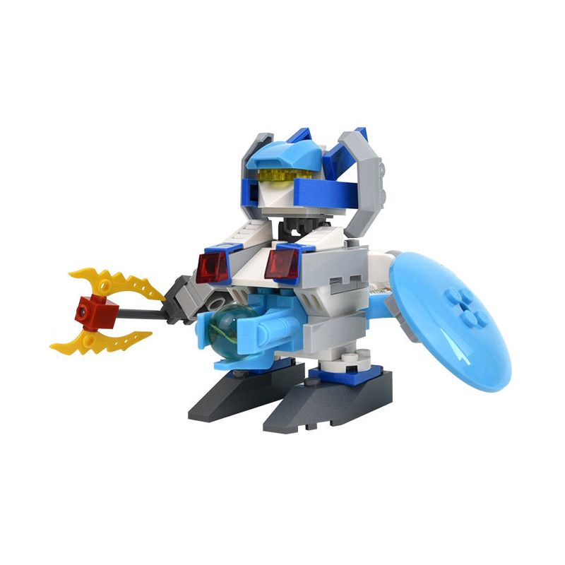 GUDI 9905 non  PINBALL MEN BÓNG MA XANH bộ đồ chơi xếp lắp ráp ghép mô hình 66 khối