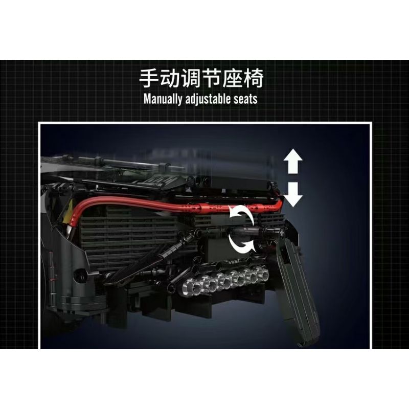 MouldKing 13163 13163S Mould King 13163 13163S non  ÂM THANH CỦA ĐÊM BUGATTI bộ đồ chơi xếp lắp ráp ghép mô hình  BUGATTI LA VOITURE NOIRE Kỹ Thuật Công Nghệ Cao Mô Hình Phương Tiện 4688 khối