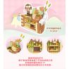 SEMBO 615032 non  HÀNH TINH KẸO COCO CHEESE BAKER WARM CAKE HOUSE bộ đồ chơi xếp lắp ráp ghép mô hình 233 khối