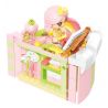 SEMBO 615028 non  HÀNH TINH KẸO PHÒNG TRANH BONG BÓNG ĐÀO NGÔI NHÀ BÁNH ẤM ÁP bộ đồ chơi xếp lắp ráp ghép mô hình 219 khối