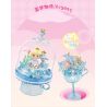 SEMBO 615027 non  THÚ CƯNG DỄ THƯƠNG ĐÔNG LẠNH CÂU CHUYỆN GIẤC MƠ XANH ĐÈN BÁNH PUDDING LẤP LÁNH bộ đồ chơi xếp lắp ráp ghép mô hình 103 khối