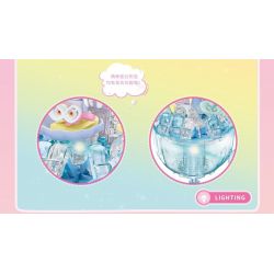 SEMBO 615027 non  THÚ CƯNG DỄ THƯƠNG ĐÔNG LẠNH CÂU CHUYỆN GIẤC MƠ XANH ĐÈN BÁNH PUDDING LẤP LÁNH bộ đồ chơi xếp lắp ráp ghép mô hình 103 khối SEMBO 615027 non  THÚ CƯNG DỄ THƯƠNG ĐÔNG LẠNH CÂU CHUYỆN GIẤC MƠ XANH ĐÈN BÁNH PUDDING LẤP LÁNH bộ đồ chơi xếp lắp ráp ghép mô hình 103 khối