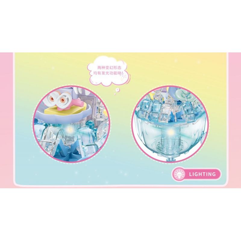 SEMBO 615027 non  THÚ CƯNG DỄ THƯƠNG ĐÔNG LẠNH CÂU CHUYỆN GIẤC MƠ XANH ĐÈN BÁNH PUDDING LẤP LÁNH bộ đồ chơi xếp lắp ráp ghép mô hình 103 khối SEMBO 615027 non  THÚ CƯNG DỄ THƯƠNG ĐÔNG LẠNH CÂU CHUYỆN GIẤC MƠ XANH ĐÈN BÁNH PUDDING LẤP LÁNH bộ đồ chơi xếp lắp ráp ghép mô hình 103 khối