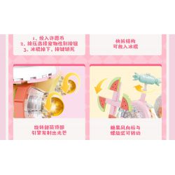 SEMBO 615022 non  THÚ CƯNG DỄ THƯƠNG ĐÔNG LẠNH TÀU VŨ TRỤ bộ đồ chơi xếp lắp ráp ghép mô hình 748 khối