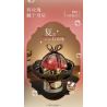 LOZ 1300 non  BÓ HOA BOBO HỒNG ĐỎ CỔ ĐIỂN bộ đồ chơi xếp lắp ráp ghép mô hình Creator Sáng Tạo 305 khối