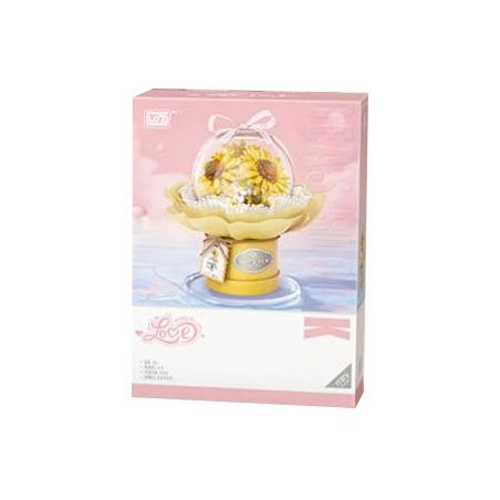 LOZ 1299 non  BÓ HOA BOBO BALL SINH RA HƯỚNG VỀ PHÍA MẶT TRỜI bộ đồ chơi xếp lắp ráp ghép mô hình Creator Sáng Tạo 510 khối