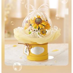 LOZ 1299 non  BÓ HOA BOBO BALL SINH RA HƯỚNG VỀ PHÍA MẶT TRỜI bộ đồ chơi xếp lắp ráp ghép mô hình Creator Sáng Tạo 510 khối