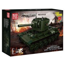 MouldKing 20026 Mould King 20026 non  XE TĂNG HẠNG NẶNG KV-2 bộ đồ chơi xếp lắp ráp ghép mô hình Military Army Quân Sự Bộ Đội