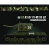 MouldKing 20026 Mould King 20026 non  XE TĂNG HẠNG NẶNG KV-2 bộ đồ chơi xếp lắp ráp ghép mô hình Military Army Quân Sự Bộ Đội