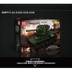 MouldKing 20026 Mould King 20026 non  XE TĂNG HẠNG NẶNG KV-2 bộ đồ chơi xếp lắp ráp ghép mô hình Military Army Quân Sự Bộ Đội