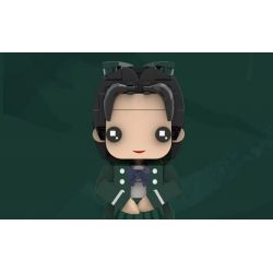 AREA-X AB0011 0011 non  THÁM TỬ VĨ ĐẠI NGƯỜI GÁC CỬA TRẮNG BRICKHEAD bộ đồ chơi xếp lắp ráp ghép mô hình