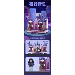 AREA-X AX0501 0501 non  LÂU ĐÀI KACHA SÓNG ÂM THANH VỀ ĐÊM bộ đồ chơi xếp lắp ráp ghép mô hình NOCTURNAL WAVES