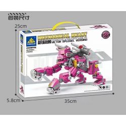 Kazi KY8091 8091 non  TÍCH LŨY KHỈ ĐỘT BỌC THÉP CHIẾN TRƯỜNG tỷ lệ 1:72 bộ đồ chơi xếp lắp ráp ghép mô hình MECHANICAL BEAST 270 khối