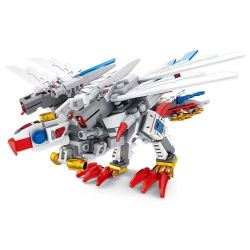 Kazi KY8090 8090 non  QUÁI VẬT TÍCH LŨY KỀN MẮT XANH CƠN BÃO tỷ lệ 1:72 bộ đồ chơi xếp lắp ráp ghép mô hình MECHANICAL BEAST 236 khối