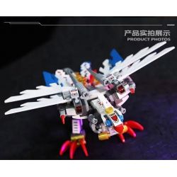 Kazi KY8090 8090 non  QUÁI VẬT TÍCH LŨY KỀN MẮT XANH CƠN BÃO tỷ lệ 1:72 bộ đồ chơi xếp lắp ráp ghép mô hình MECHANICAL BEAST 236 khối