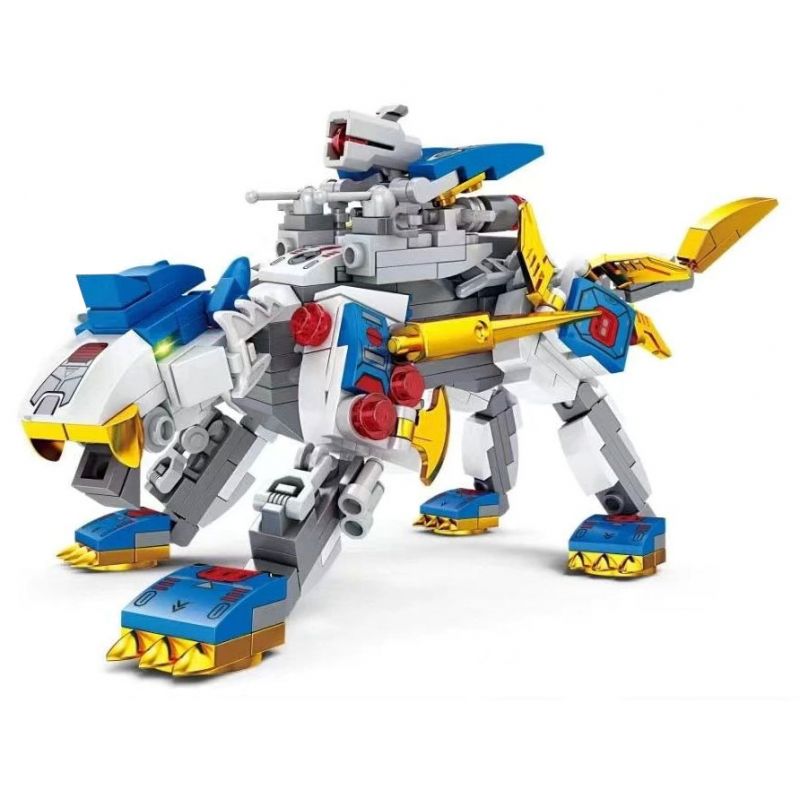 Kazi KY8089 8089 non  TÍCH LŨY SÓI CHẠY NƯỚC RÚT tỷ lệ 1:72 bộ đồ chơi xếp lắp ráp ghép mô hình MECHANICAL BEAST 256 khối