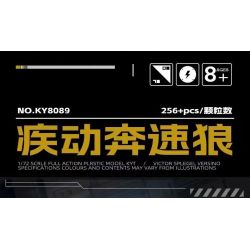 Kazi KY8089 8089 non  TÍCH LŨY SÓI CHẠY NƯỚC RÚT tỷ lệ 1:72 bộ đồ chơi xếp lắp ráp ghép mô hình MECHANICAL BEAST 256 khối
