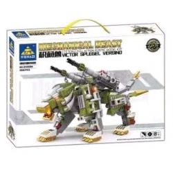 Kazi KY8086 8086 non  TÍCH LŨY SƯ TỬ PHÁO HẠNG NẶNG ĐƯỢC TRANG BỊ MẠNH tỷ lệ 1:72 bộ đồ chơi xếp lắp ráp ghép mô hình MECHANICAL BEAST 288 khối