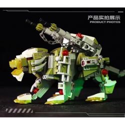 Kazi KY8086 8086 non  TÍCH LŨY SƯ TỬ PHÁO HẠNG NẶNG ĐƯỢC TRANG BỊ MẠNH tỷ lệ 1:72 bộ đồ chơi xếp lắp ráp ghép mô hình MECHANICAL BEAST 288 khối