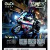 GUDI 70005 non  MÔ TÔ ĐIÊN CUỒNG WAR HORSE M1000RR bộ đồ chơi xếp lắp ráp ghép mô hình  Kỹ Thuật Công Nghệ Cao Mô Hình Phương Tiện 901 khối