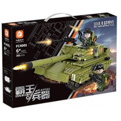 FORANGE FC4001 4001 non  VŨ KHÍ OVERLORD XE TĂNG CHIẾN ĐẤU CHỦ LỰC 99A bộ đồ chơi xếp lắp ráp ghép mô hình Military Army 99A MAIN BATTLE TANK Quân Sự Bộ Đội 391 khối