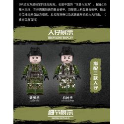 FORANGE FC4001 4001 non  VŨ KHÍ OVERLORD XE TĂNG CHIẾN ĐẤU CHỦ LỰC 99A bộ đồ chơi xếp lắp ráp ghép mô hình Military Army 99A MAIN BATTLE TANK Quân Sự Bộ Đội 391 khối