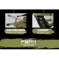 FORANGE FC4001 4001 non  VŨ KHÍ OVERLORD XE TĂNG CHIẾN ĐẤU CHỦ LỰC 99A bộ đồ chơi xếp lắp ráp ghép mô hình Military Army 99A MAIN BATTLE TANK Quân Sự Bộ Đội 391 khối