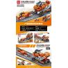 MINGDI LEIBAO 10127 non  PHƯƠNG TIỆN PHÓNG XE TỐC ĐỘ JEDI bộ đồ chơi xếp lắp ráp ghép mô hình Racers Đua Tốc Độ 433 khối